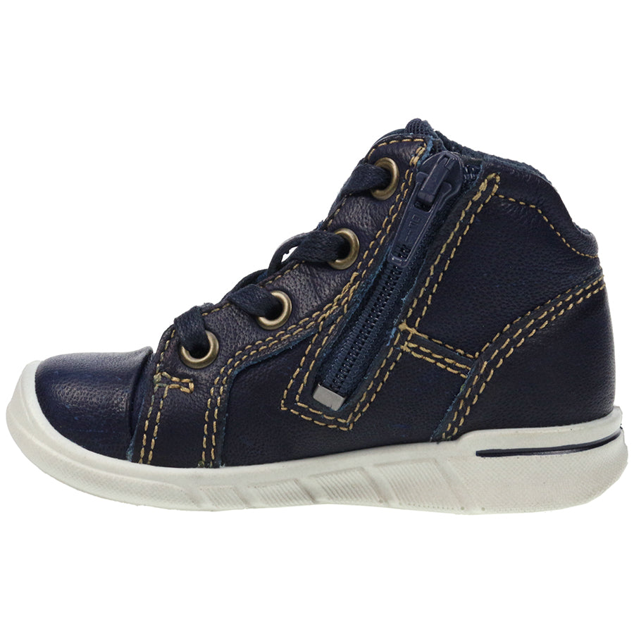 Men's ECCO Knöchelschuh FIRST 754021-01325 in navy, a stylish and sturdy ankle boot for everyday wear