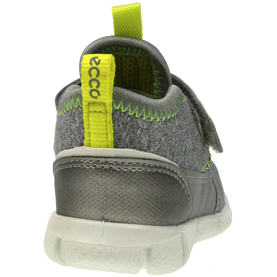 Close-up of ECCO Halbsandale INTRINSIC MINI 754571-58571 in grey and mint colors