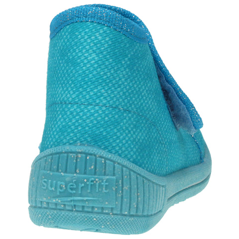 Colorful turquoise SUPERFIT Hausschuh BULLY 253-90 with cute unicorn design