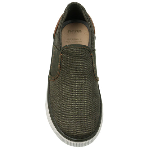 Comfortable and stylish GEOX Halbschuh KILWI J82A7F in olive and zimt