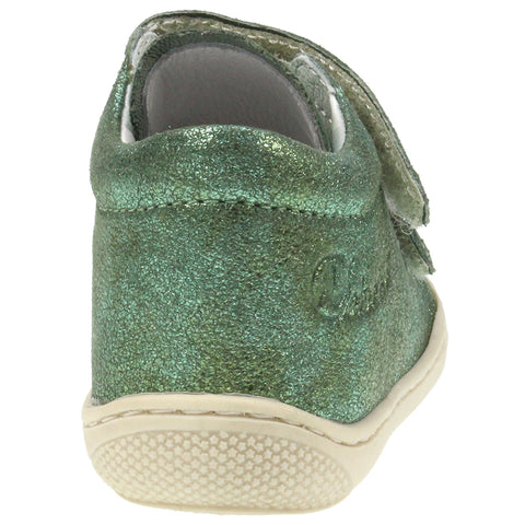 Side view of NATURINO Halbschuh 3972 - 9193 - jadegrün - metallic