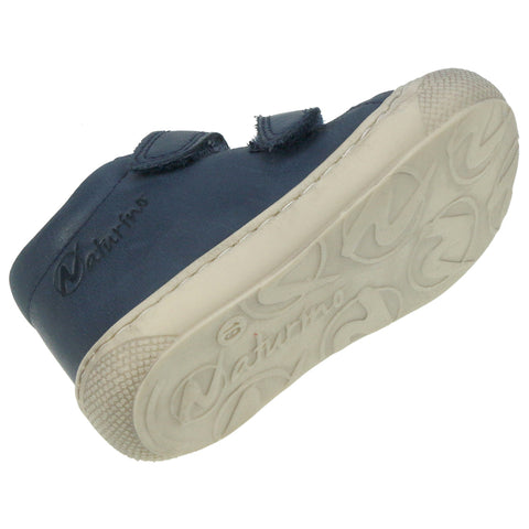 NATURINO Halbschuh 3972 - 9101 - navy - weiss, stylish and comfortable children's shoes in navy and white color
