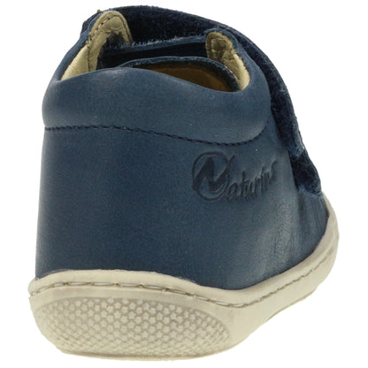 NATURINO Halbschuh COCOON in navy with a light sole, perfect for stylish and comfortable everyday wear for kids