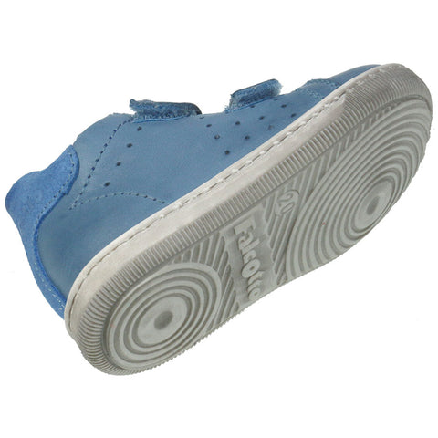 Pair of FALCOTTO by NATURINO Knöchelschuh SMITH 9112 - jeans ankle shoes for kids, with adjustable velcro strap