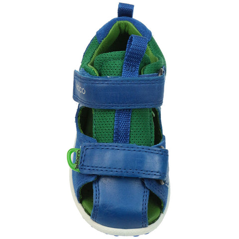  Side view of ECCO Halbsandale LITE INFANTS in blue and green 