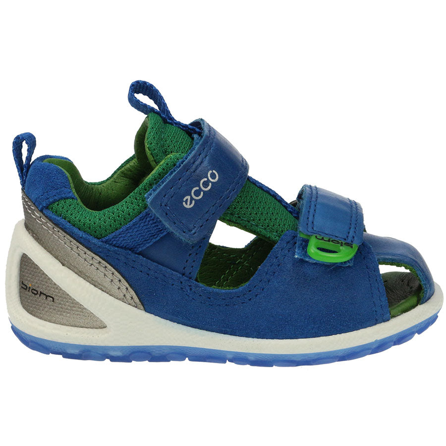 ECCO Halbsandale LITE INFANTS 753111-59737 in blau und grün für Kinder 