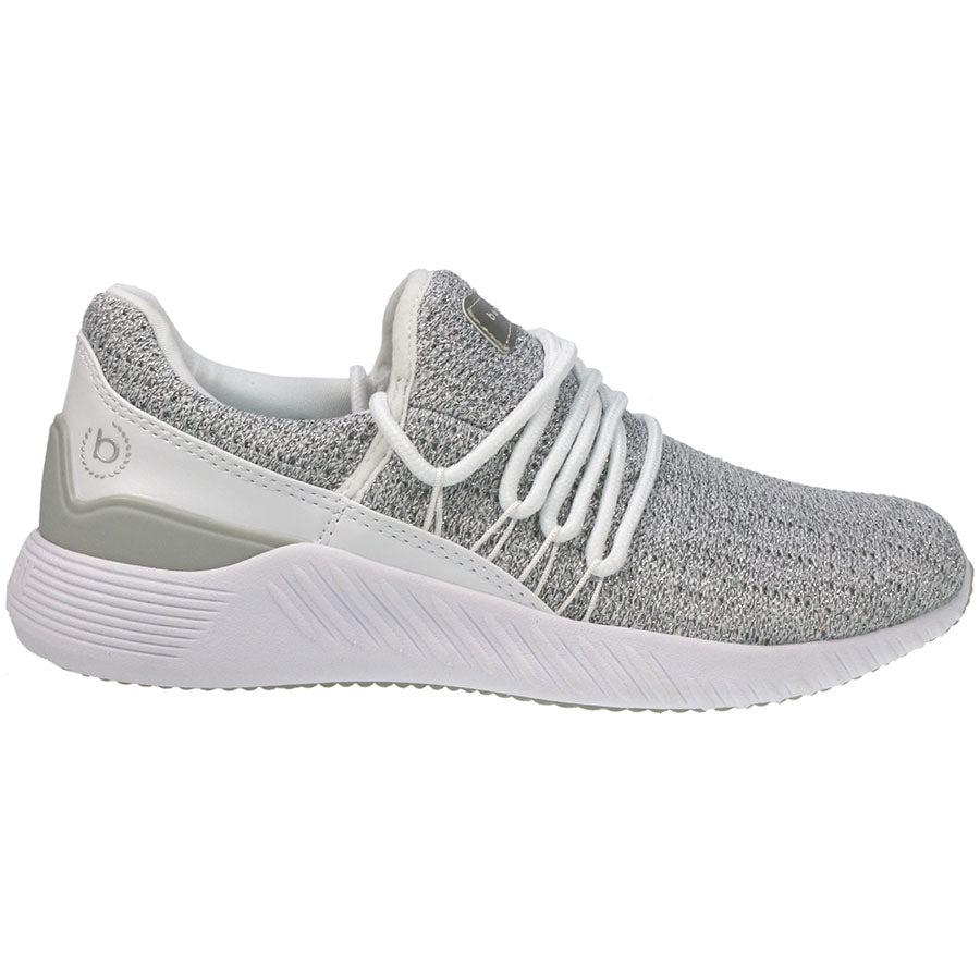 Silver and white BUGATTI Halbschuh ALIEN 39362 with modern design and comfortable fit