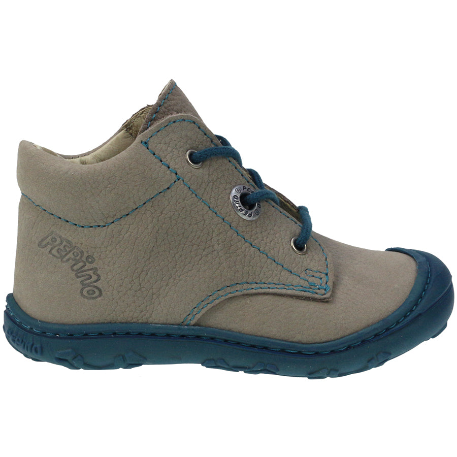 RICOSTA Knöchelschuh CORLY - taupe - petrol kids' shoe with durable rubber sole and stylish design