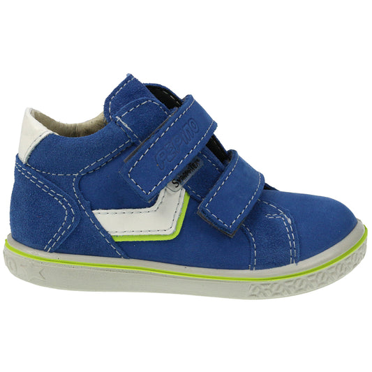 RICOSTA SYMPA-TEX Knöchelschuh LAIF - azur for kids with blue accents, lace-up design, and comfortable fit