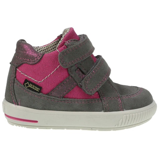 High-performance SUPERFIT GORE-TEX SURROUND ankle shoe in gray and pink