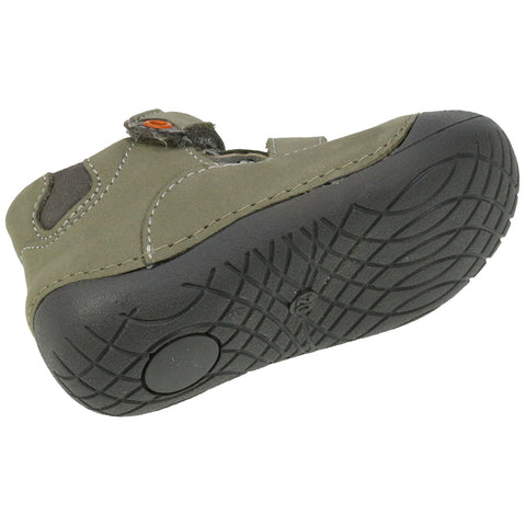 PRIMIGI PreWalker 14003 - khaki: Soft and flexible baby shoes in a stylish khaki color, perfect for little ones learning to walk