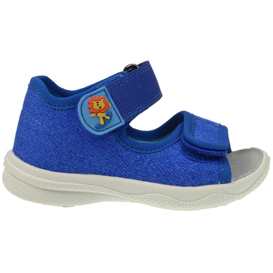 ROYAL BLUE SUPERFIT Hausschuh POLLY 294-85 with cozy lining and durable outsole