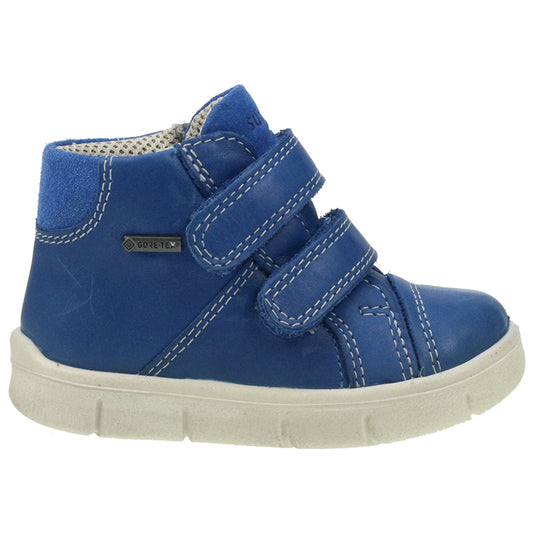 GORE-TEX waterproof royal blue ankle shoe for outdoor activities and hiking