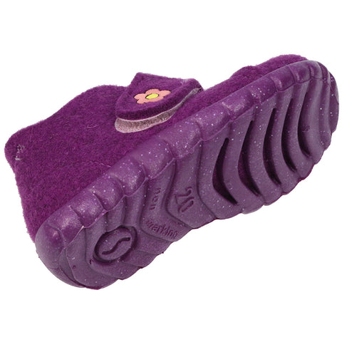 Superfit Hausschuh HAPPY 290-90 in lila with adorable unicorn design, perfect for cozy indoor wear