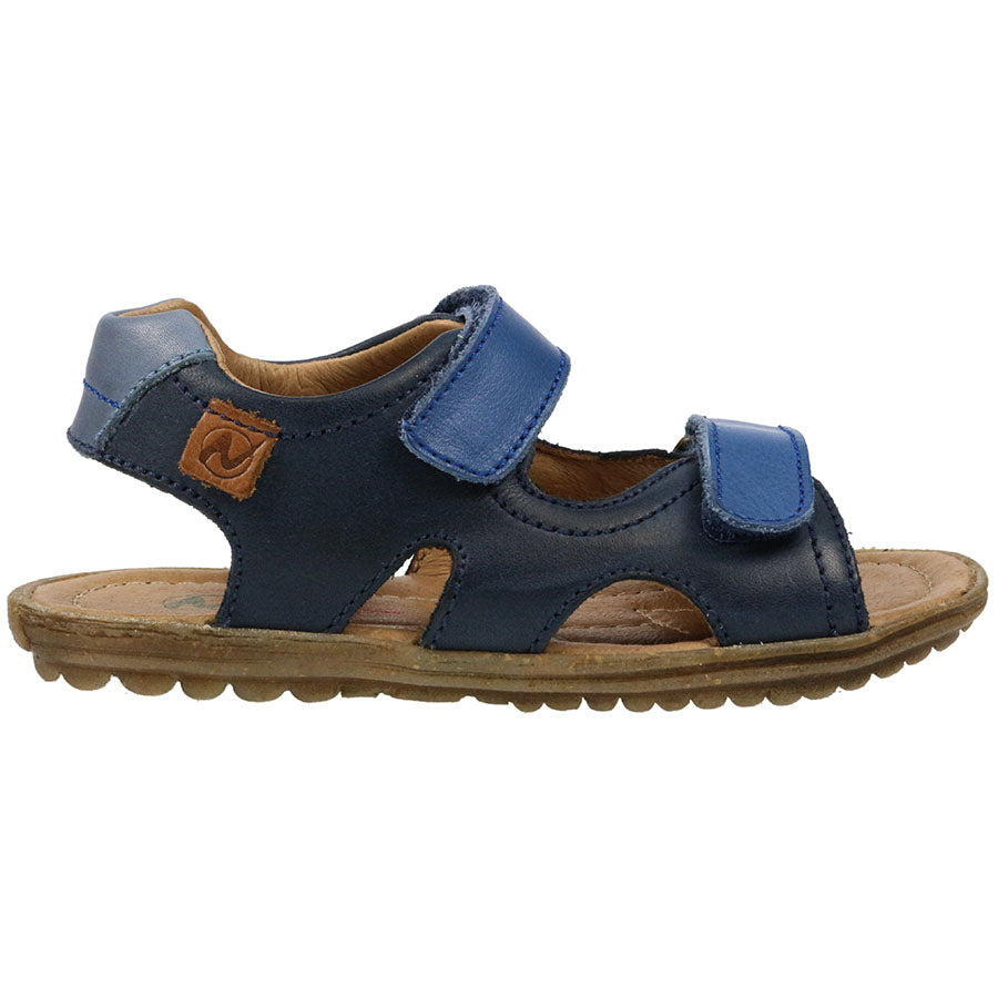 High-quality NATURINO Sandale SKY sandals in navy and azur color, perfect for summer outings and beach days