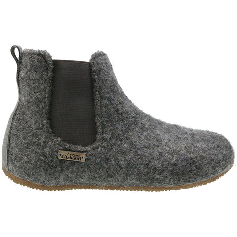 Comfortable and stylish LIVING KITZBÜHEL Hüttenschuh 3064-610 in grey color