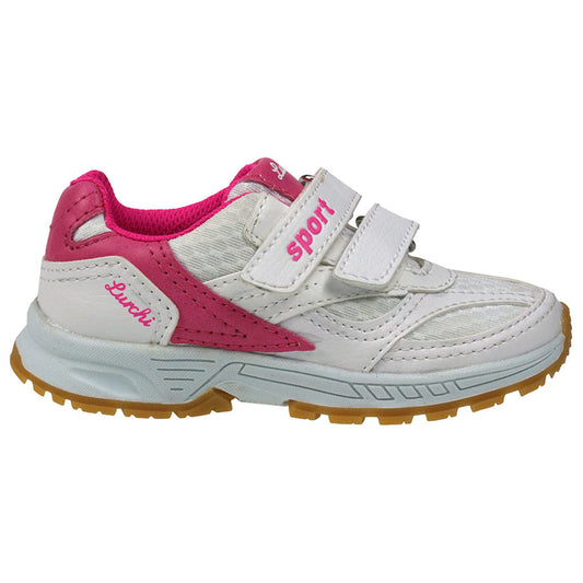 White and pink LURCHI Halbschuh MATTI 23420-30 with stylish design and durable construction for kids' fashion and comfort