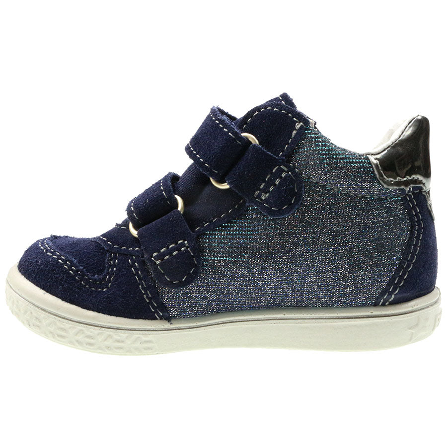 RICOSTA SYMPA-TEX Knöchelschuh KAYA - navy - Glitzer - A stylish and comfortable navy blue ankle shoe with glitzy details