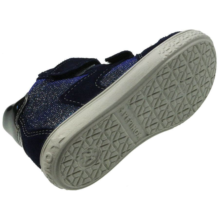 RICOSTA SYMPA-TEX Knöchelschuh KAYA - navy - Glitzer alt text: Navy blue RICOSTA SYMPA-TEX ankle shoe with glitzy detail