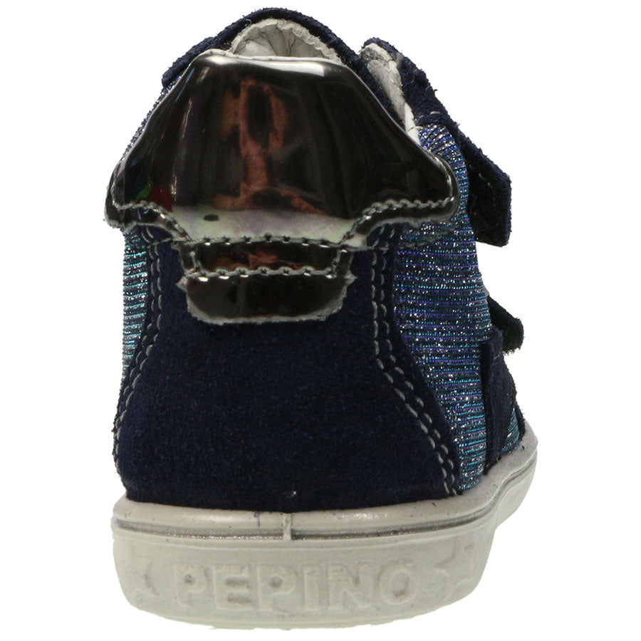 RICOSTA SYMPA-TEX Knöchelschuh KAYA in navy with glitzer detailing, a stylish and comfortable shoe for all-day wear