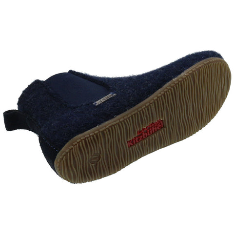 LIVING KITZBÜHEL Hüttenschuh 3064-590 - navy navy blue house shoe with soft lining for warmth and comfort