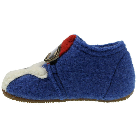 Slip-on LIVING KITZBÜHEL Hausschuh Eisbär 3411-558 in blue
