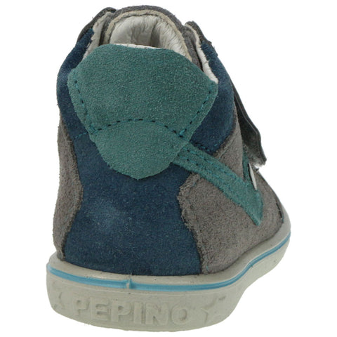RICOSTA SYMPA-TEX Knöchelschuh KIMO - grau - petrol high-quality and durable children's ankle shoe in grey and petrol colors