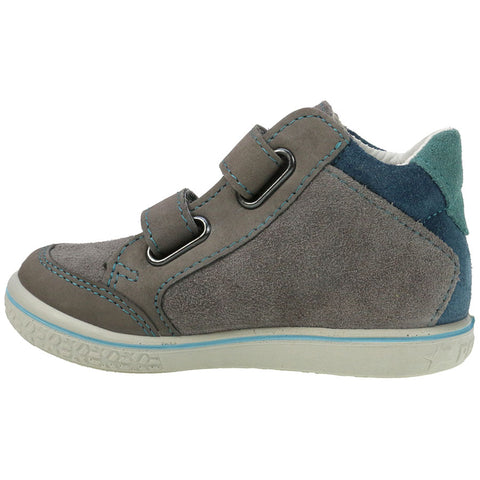 RICOSTA SYMPA-TEX Knöchelschuh KIMO - grau - petrol children's ankle boot with waterproof and breathable material in grey and petrol colors