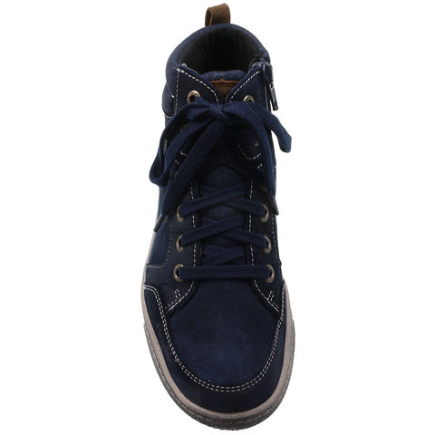 Close-up of SUPERFIT GORE-TEX Knöchelschuh 201-80 in navy and brown