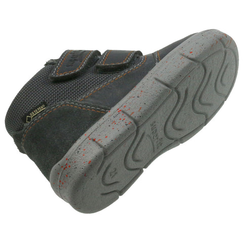 Grey and orange SUPERFIT GORE-TEX ankle shoe with durable rubber sole