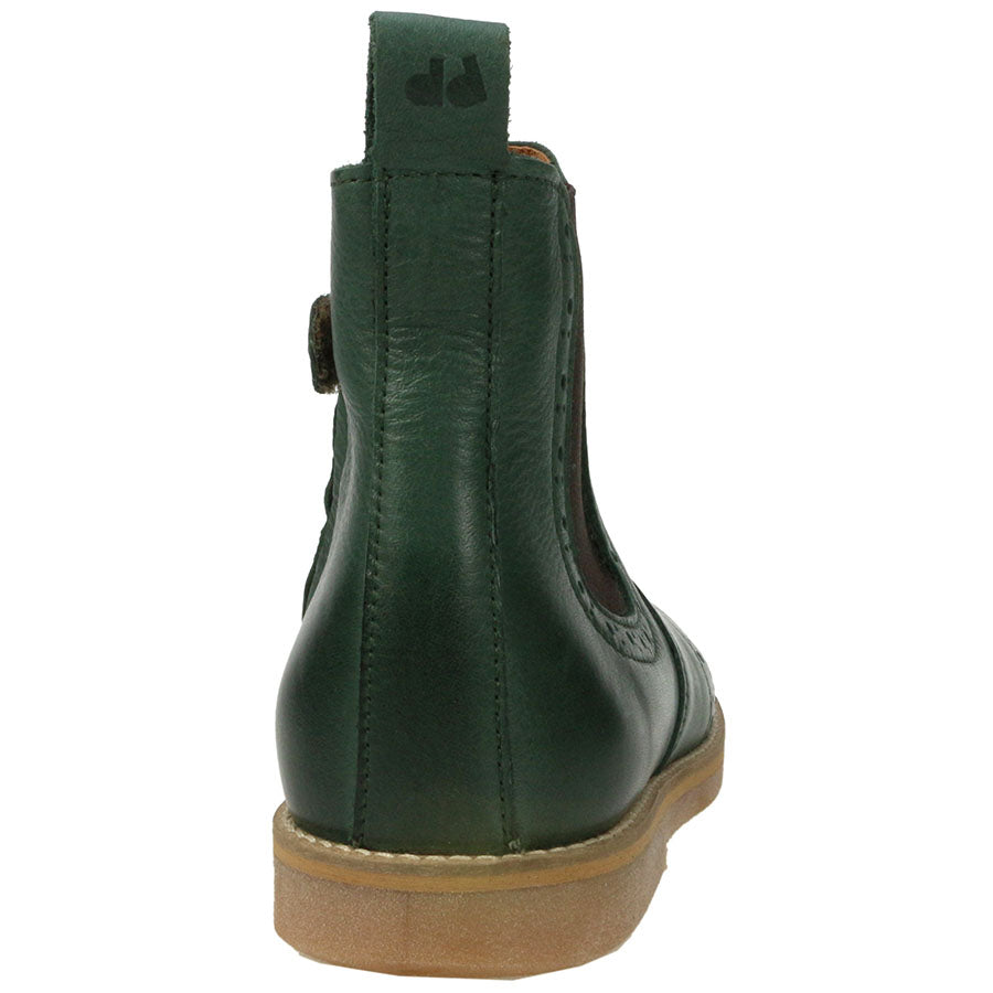 Stylishe FRODDO Stiefelette G3160080-7 - dunkelgrün für Kinder mit rutschfester und flexibler Gummisohle