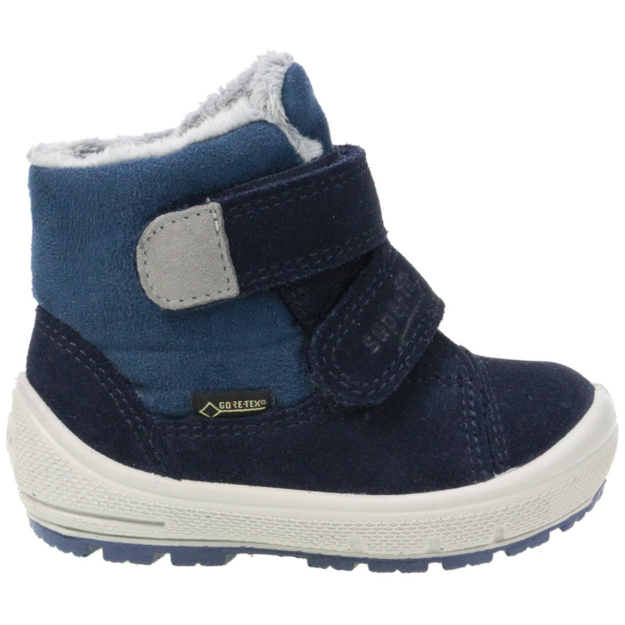 Men's SUPERFIT GORE-TEX Knöchelschuh 308-80 in navy blue, front view 