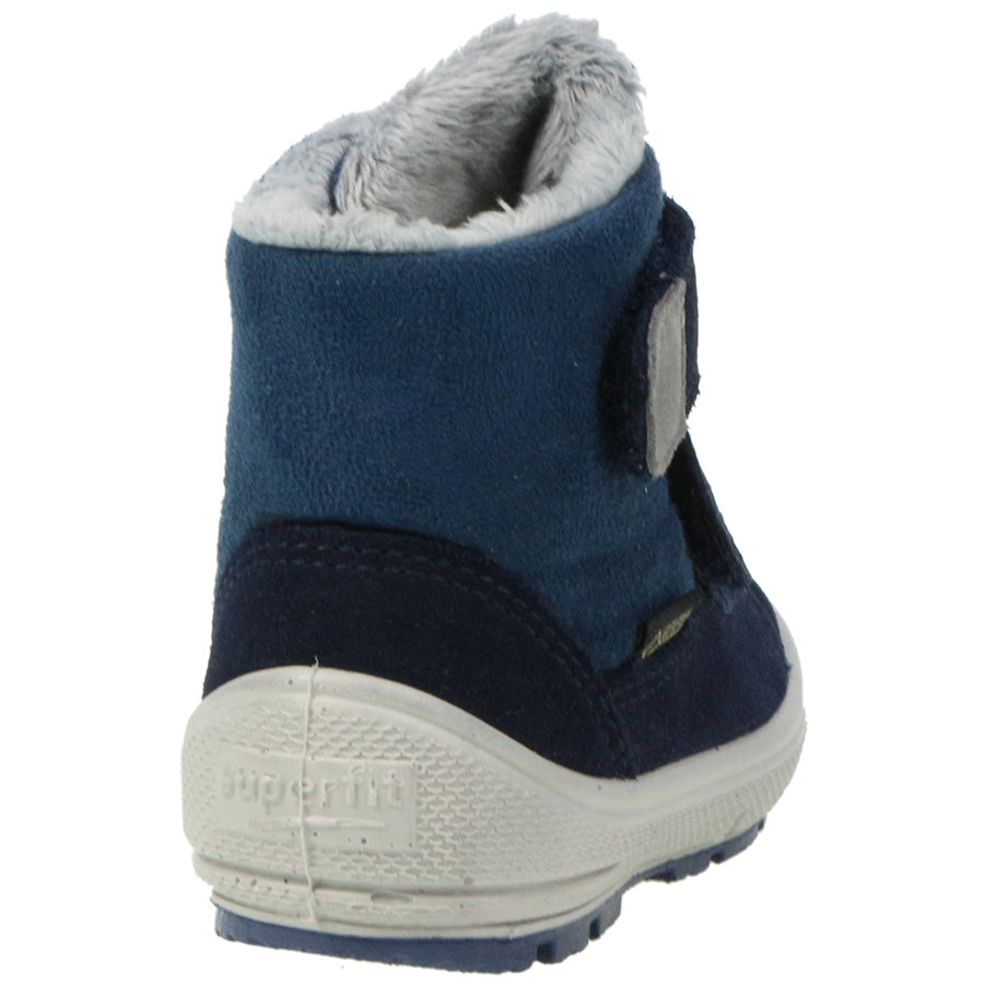  Side view of men's SUPERFIT GORE-TEX Knöchelschuh 308-80 in navy blue 