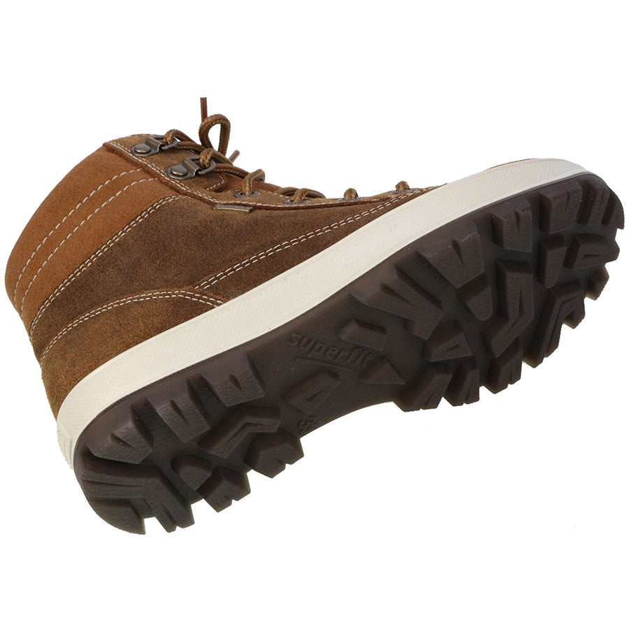 Brown SUPERFIT GORE-TEX ankle shoe TEDD 473-30 with durable construction and waterproof membrane for outdoor activities