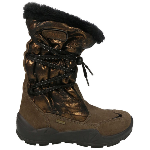 PRIMIGI GORE-TEX Stiefel 23880 - brown metallic waterproof boots for kids