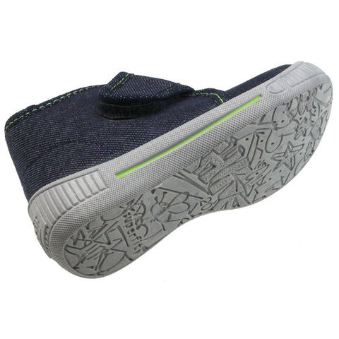 Comfortable navy SUPERFIT Hausschuh BULLY 253-81 with tractor design for kids