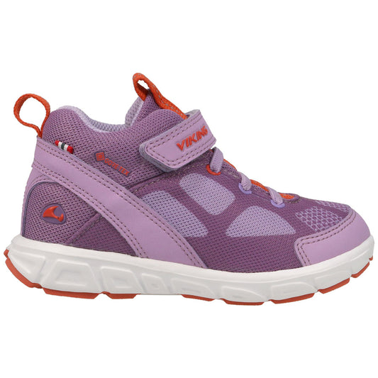 VIKING GORE-TEX Knöchelschuh VINDEREN MID GTX in lavender and coral for outdoor activities