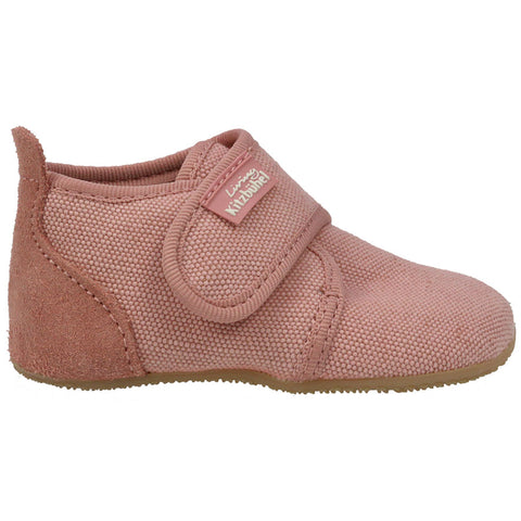 LIVING KITZBÜHEL Hausschuh 3120-329 - altrosa: Soft and cozy pink slipper with durable rubber sole