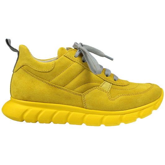Yellow FRODDO Halbschuh G3130131-1, a high-quality children's shoe with comfortable fit and stylish design