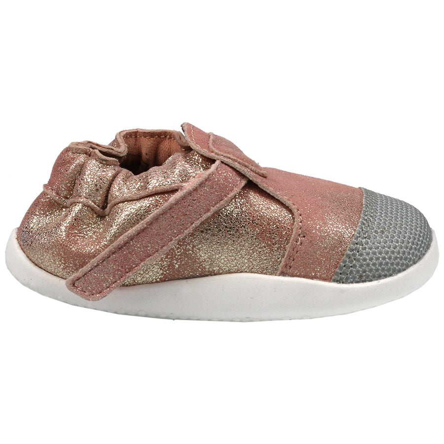 BOBUX PreWalker XPLORER ORIGIN 500064 - rosé - gold, soft leather infant shoes with flexible sole for natural foot development