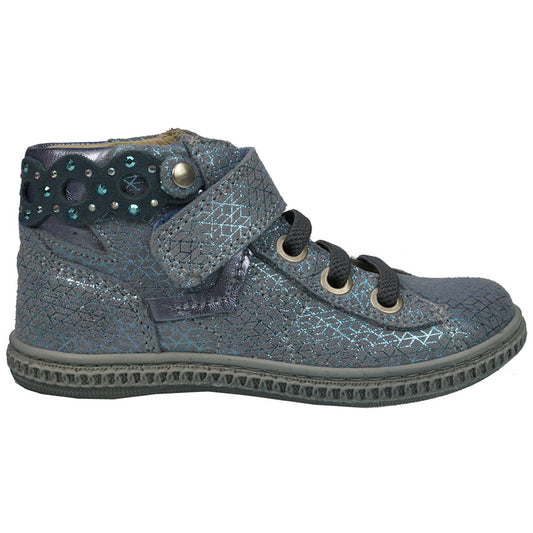 PRIMIGI Knöchelschuh 34300 in jeansblau metallic, a stylish and comfortable ankle shoe for kids