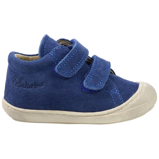 NATURINO Halbschuh COCOON - azurblau: Lightweight and breathable blue shoe for kids with durable rubber sole