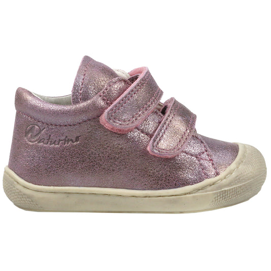 NATURINO Halbschuh COCOON in flieder metallic, a stylish and comfortable shoe for kids