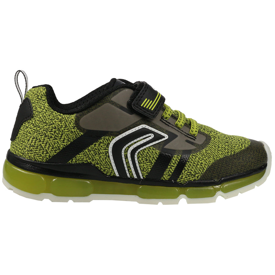  Comfortable and stylish GEOX BLINKER Halbschuh J9244A in lime and black