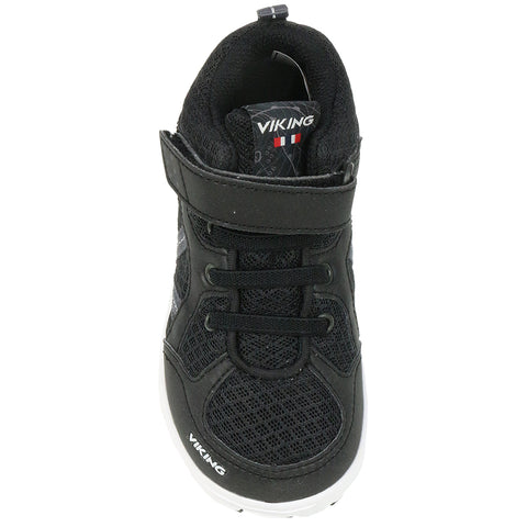 High-performance VIKING GORE-TEX Knöchelschuh ALVDAL MID Reflectiv GTX in black, providing ultimate waterproof and reflective features for outdoor activities