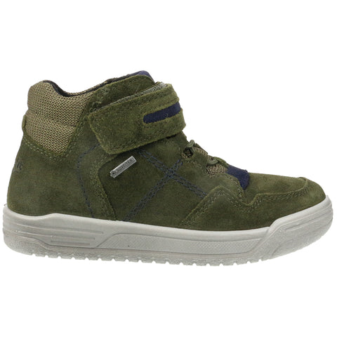 High-performance SUPERFIT GORE-TEX ankle shoe in tanne and navy colors