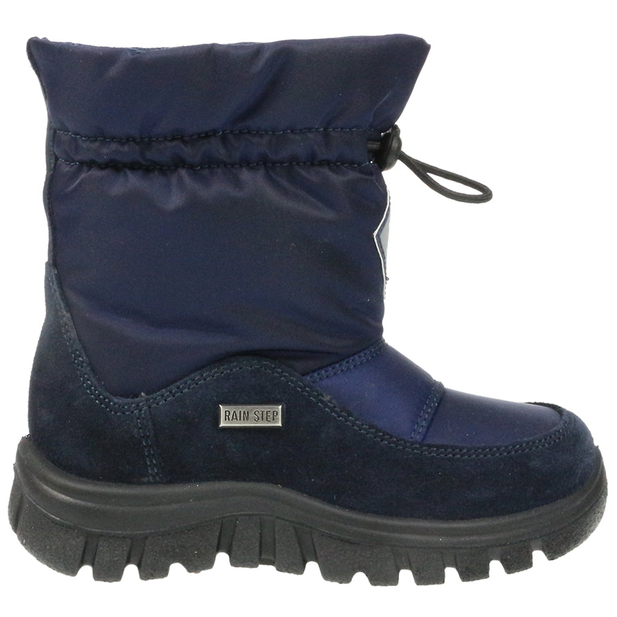 NATURINO RAINSTEP TEX Stiefel VARNA - navy: Waterproof navy blue boots for kids with durable rubber soles