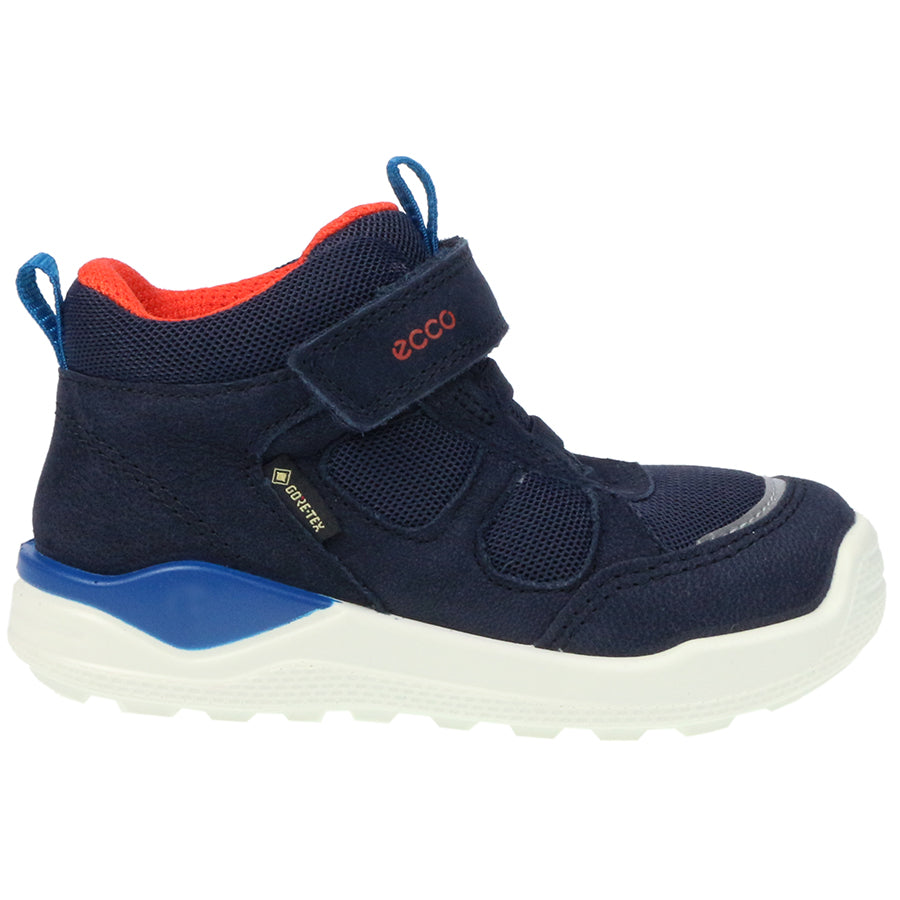 ECCO GORE-TEX Knöchelschuh URBAN 754761 in navy color with royal and orange accents