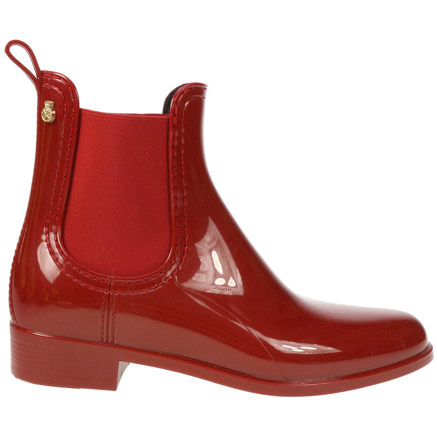 A pair of bright red LEMON JELLY Gummistiefel COMFY boots, perfect for rainy days