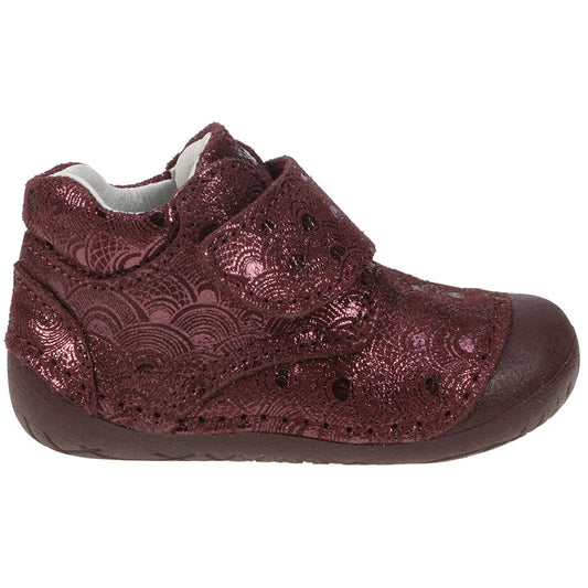 PRIMIGI PreWalker 44002 - bordeaux: Soft, comfortable pre-walker shoes in rich burgundy color for babies